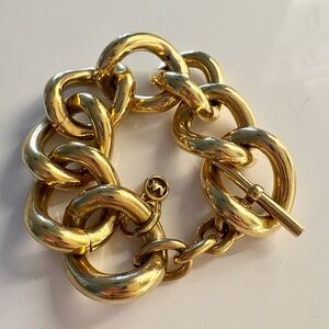 Michael Kors Chunky Gold Bracelet